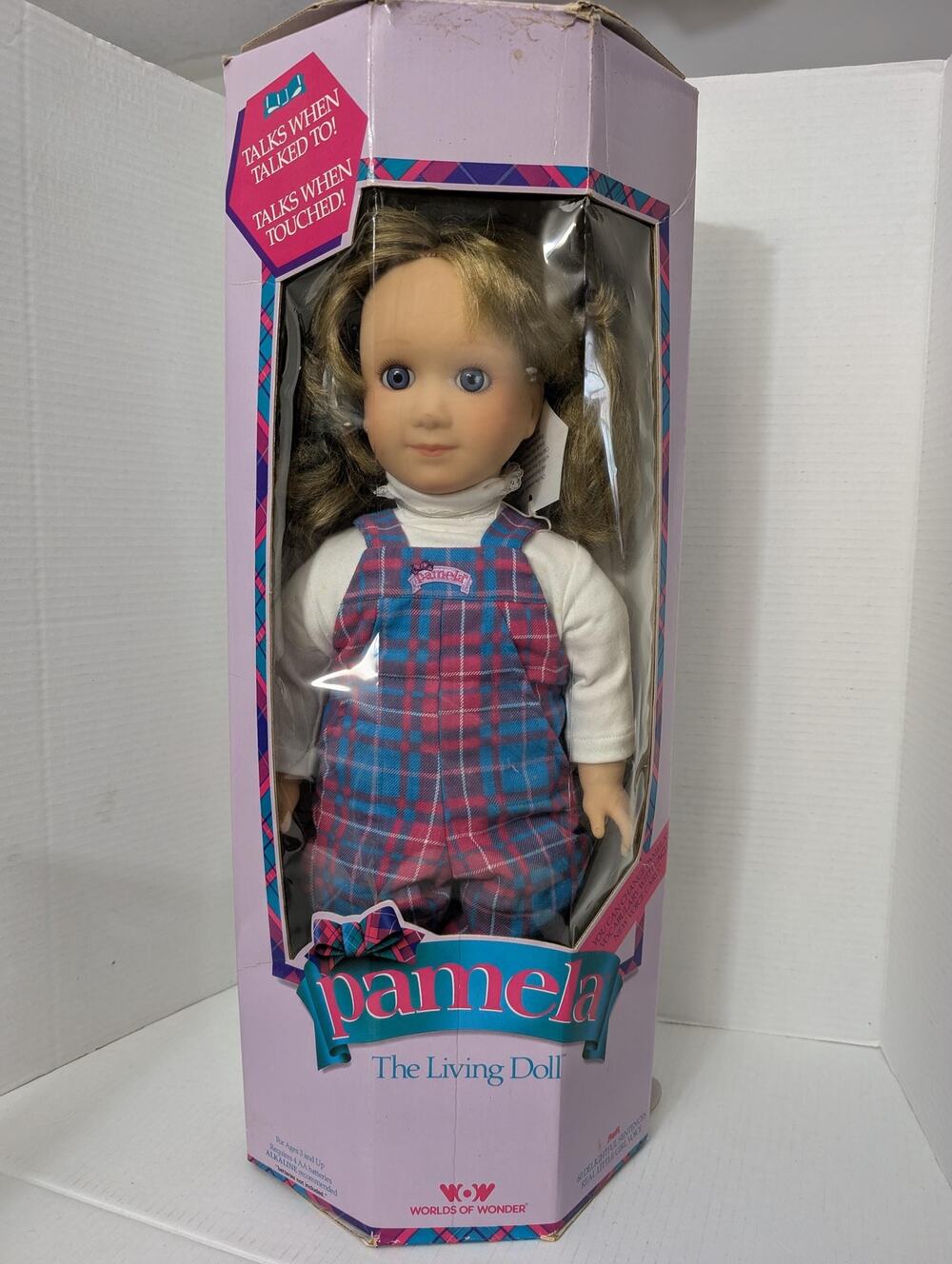 1986 Worlds of Wonder Pamela Living Doll New Old Stock Untested